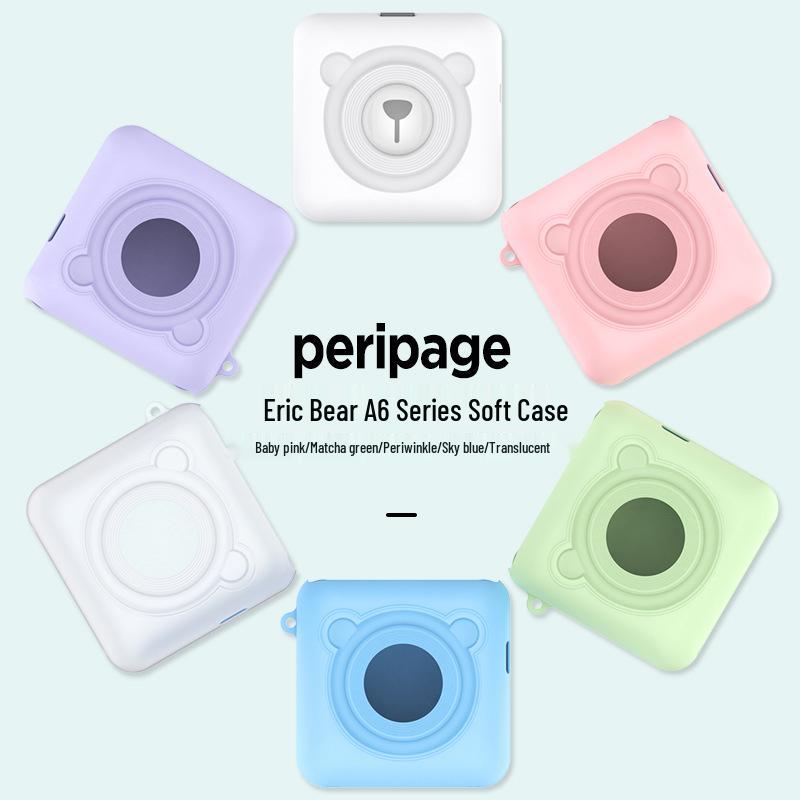 Peripage A6 Transparent Silicone Protective Case