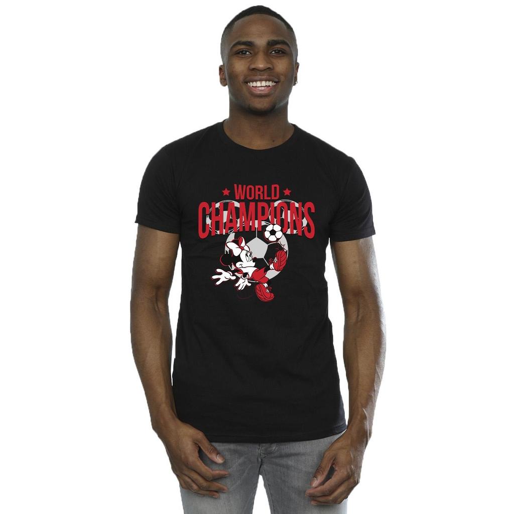 Disney Mens Minnie Mouse World Champions T-Shirt