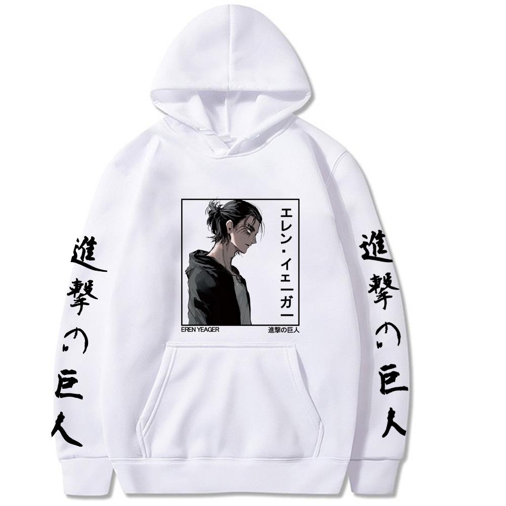 New Anime Cartoon Print Hoodie Loose Casual Hooded Sweater For Men And Women