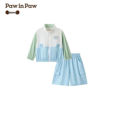 PawinPaw Cartoon Bear Boy's Short Sleeve Set