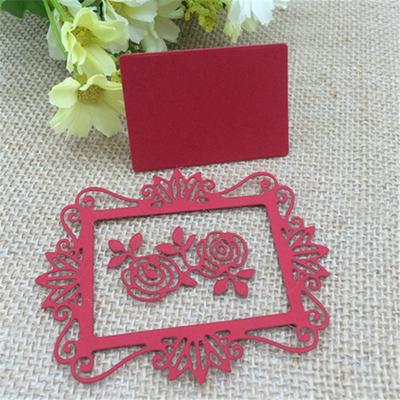 DIY Krajková kovová řezací forma pro scrapbook Fotoalbum Papírový embosovací proces