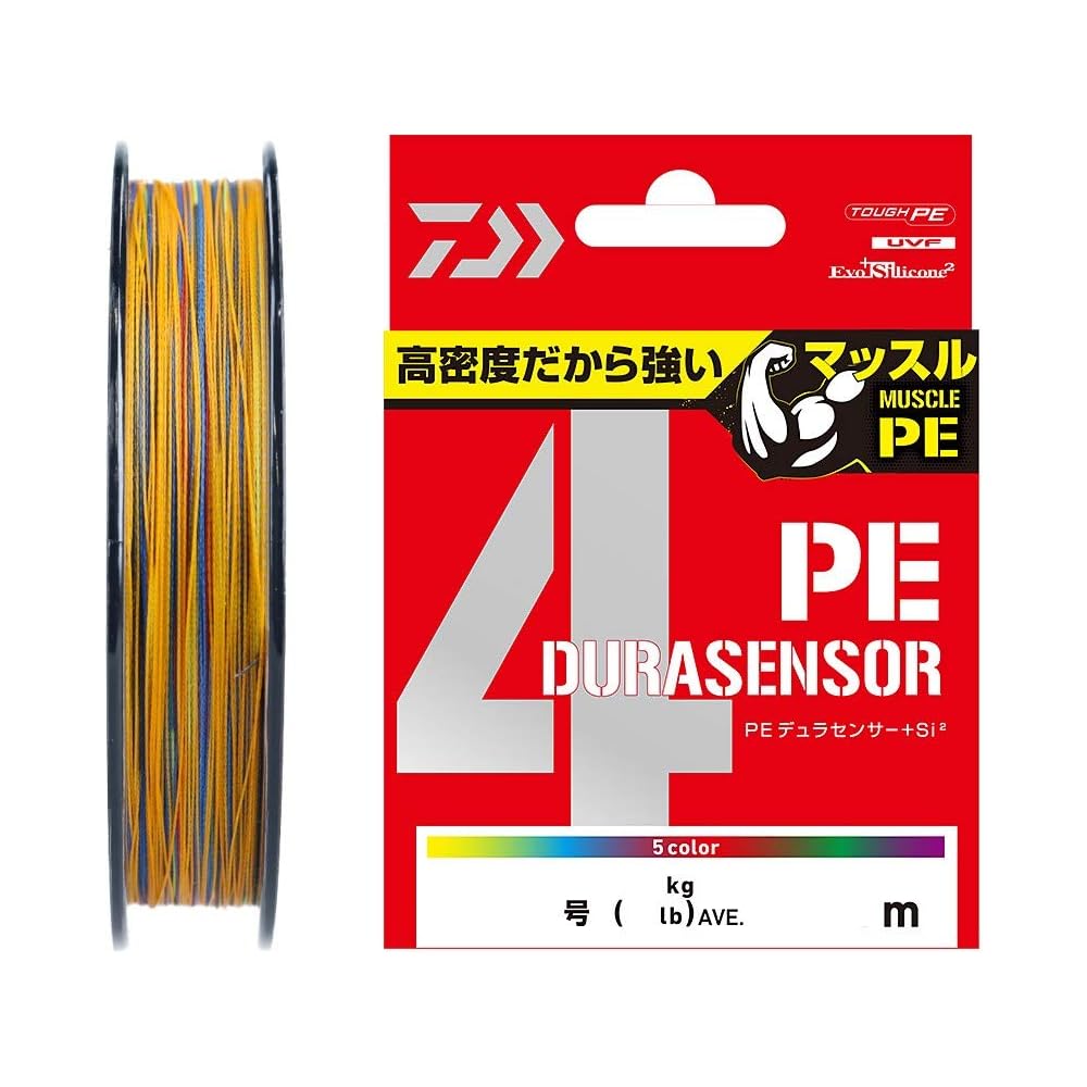 Daiwa UVF Duracensor X4+Si2 1.2mm 300m Multi-Color PE Line Fishing Tackle