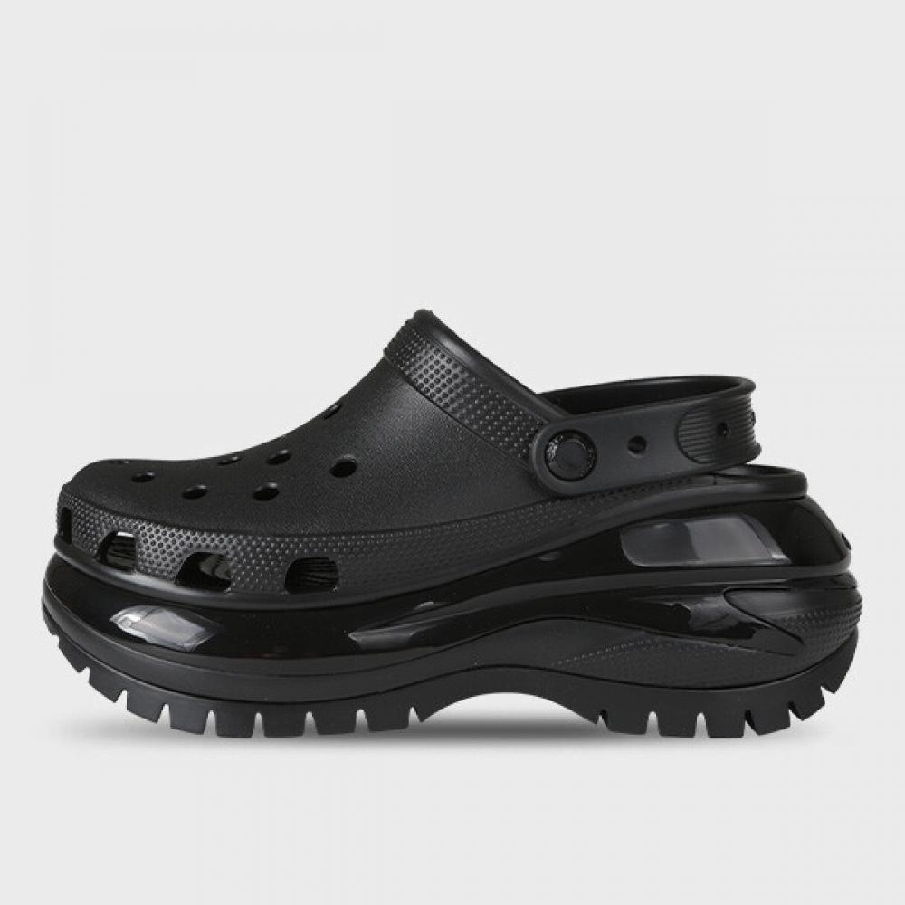 Crocs Mega Crush Clog Plateau Schwarz 207988 001
