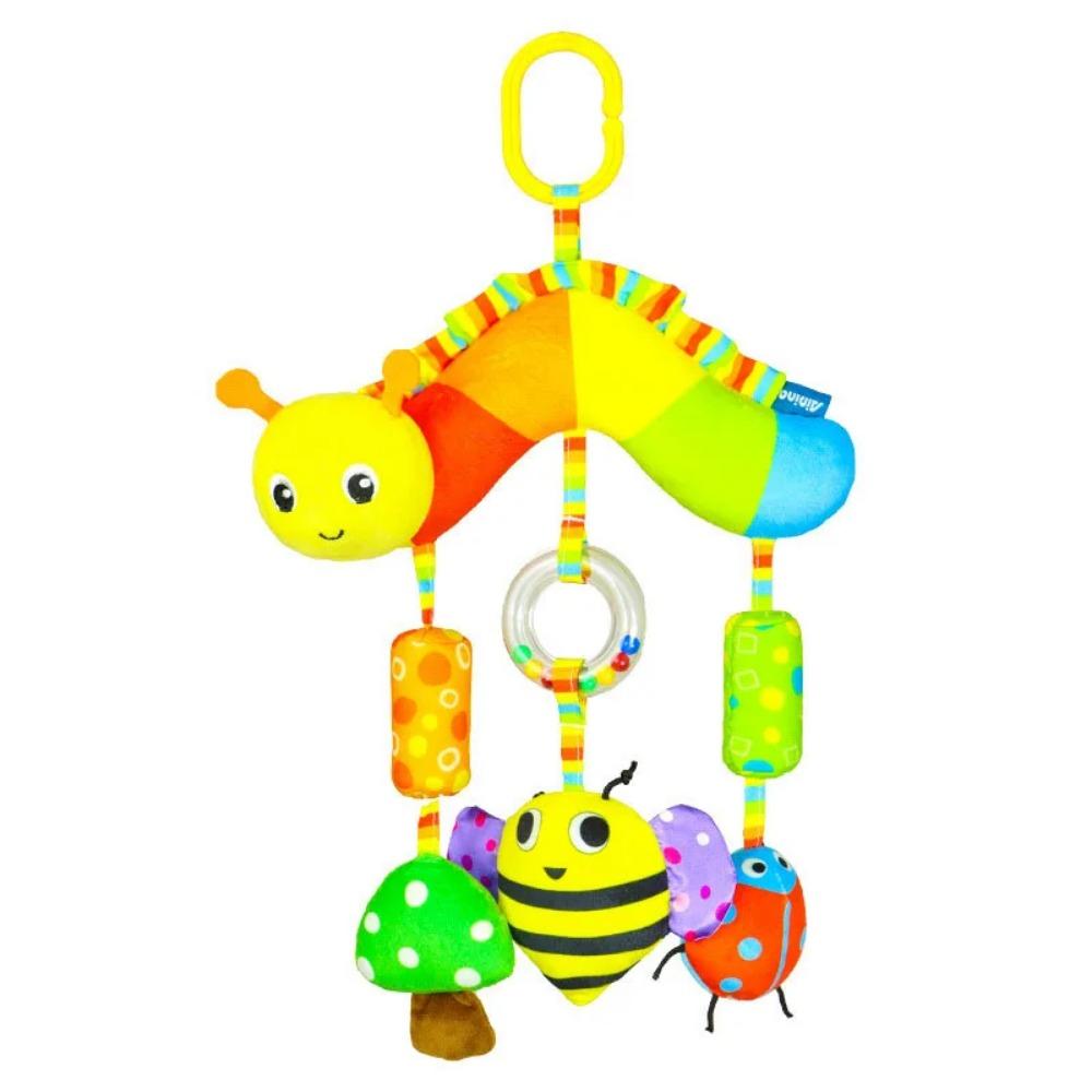 Stroller Toys Baby Hanging Rattle Toys Soft Baby Music Plush Activity Crib Mobie Rabbit Star Shape for Toddlers Baby  Boys Girls