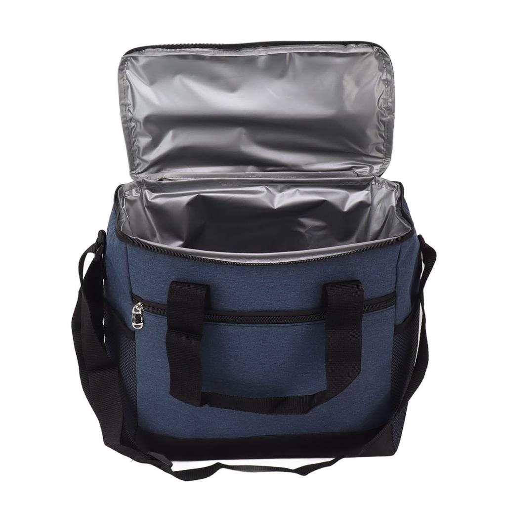 Collapsible Cooler Bag 15L Large Capcity Insulated Leakproof Heat Preservation Food Bag for Beach