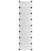 Vidaxl Stojak Na Buty, Przezroczysty, 93X36,5X140 Cm, Pp