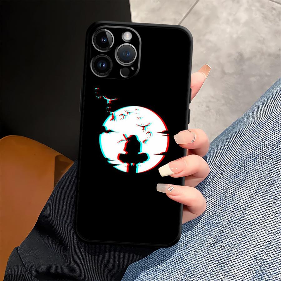 Phone Case for Apple iPhone 13 15 Pro 7 8 XR XS MAX Air 17 Pro Max 14 11 12 16 Funda Phone Cover Anime Narutos Itachi
