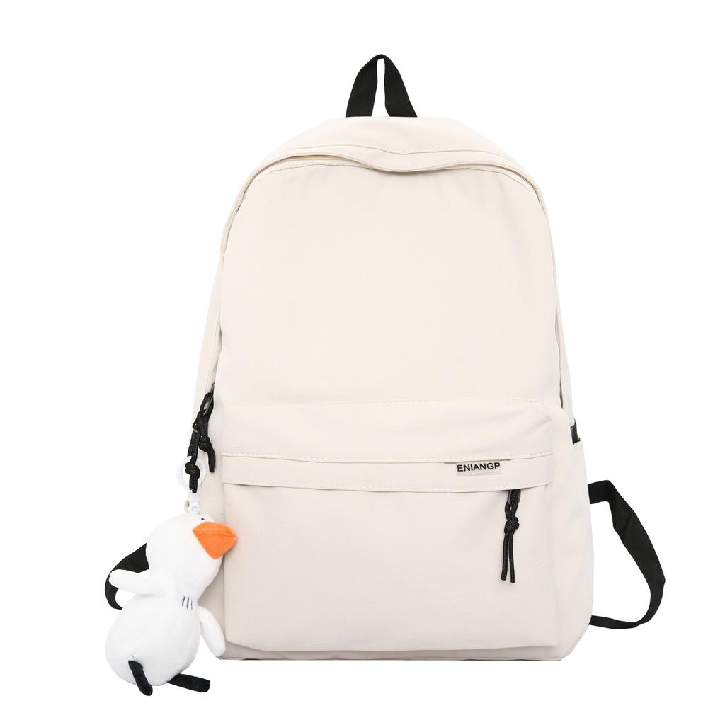 Schoolbag Male Large Capacity Simple Travel Backpack Men's Casual Japanese Female College Student High School Junior High School Backpack