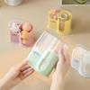 Transparent Dustproof Cotton Swab and Makeup Remover Storage Box