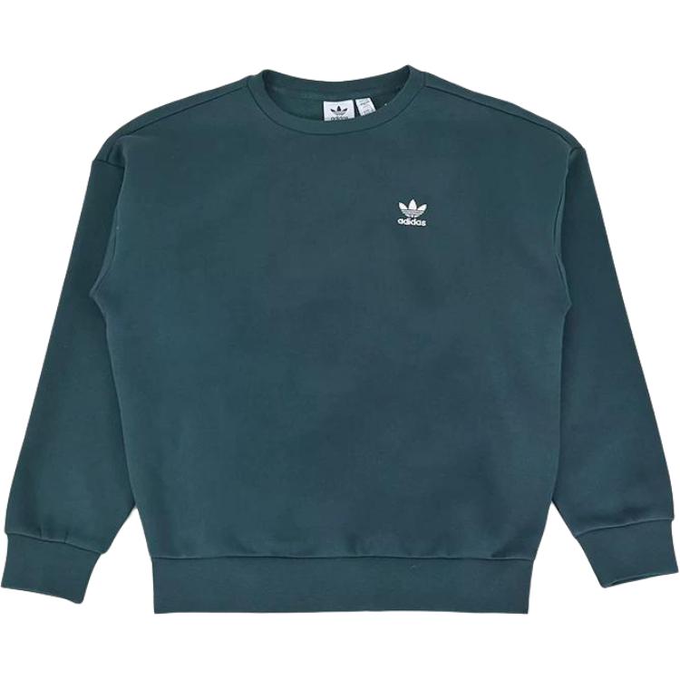Adidas Originals Sweatshirt Trefoil, Fleece Lined Casual Versatile Crew Neck Pullover Kids  JX2751 128