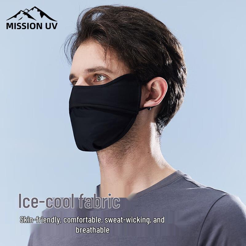 MISSION UV Ice Silk Sun Protection Mask L