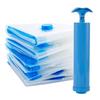 Vacuum Storage Bags for Seasonal Clothes, Jackets, Quilts - Hand-Rolled Transparent Compression Bags