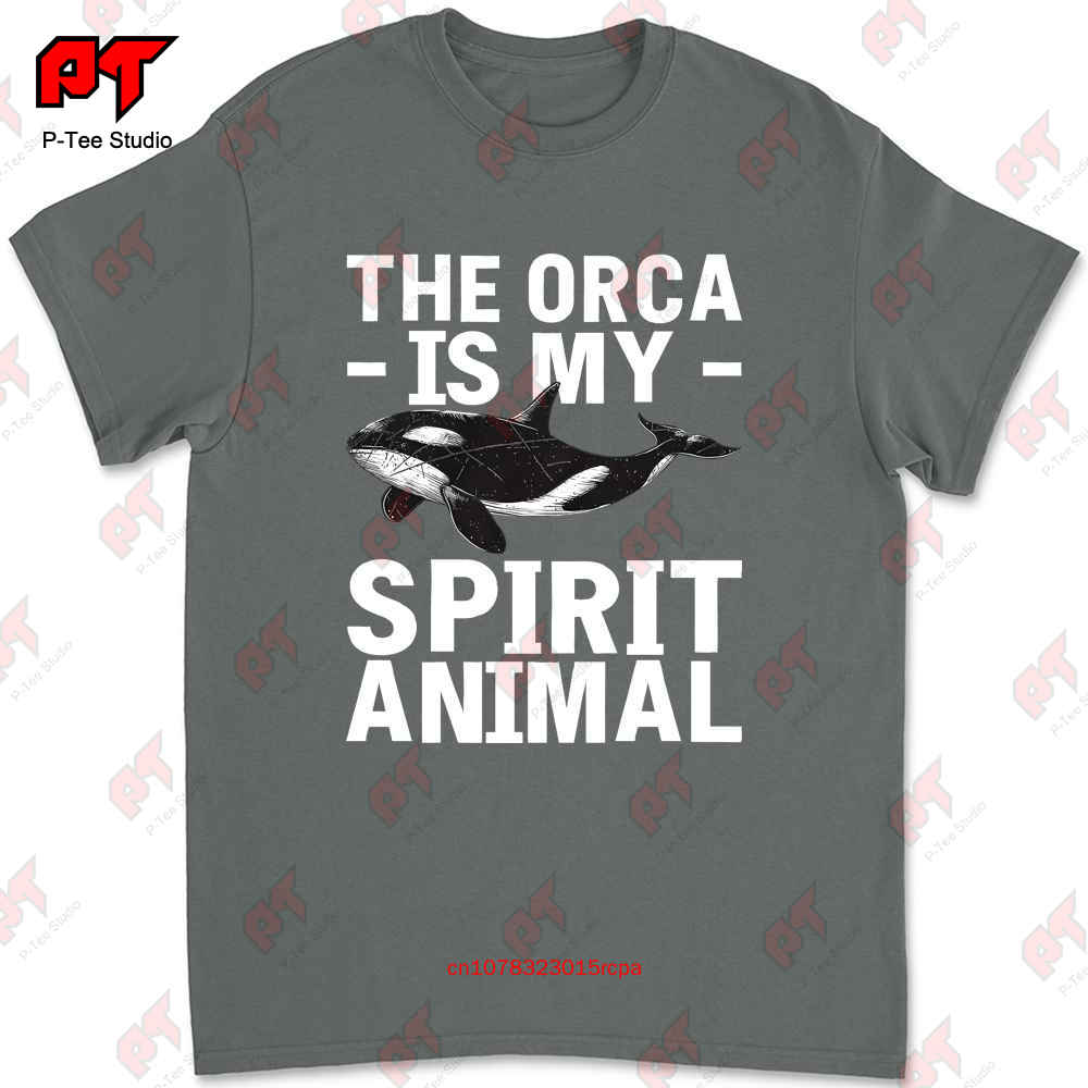 The Orca Is My Soitit Animal Killer Whale T-shirt Tee B8FB