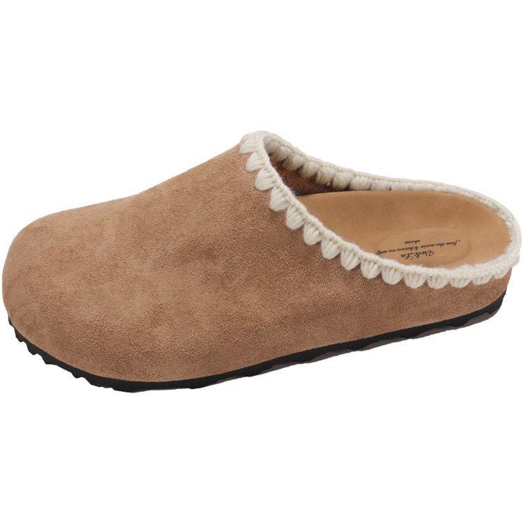 Thick-bottomed Boken Bag Head Half Slippers, Women's Outer Wear Lazy One Pedal 2025 Spring New Skirt Muller Cool Slippers
