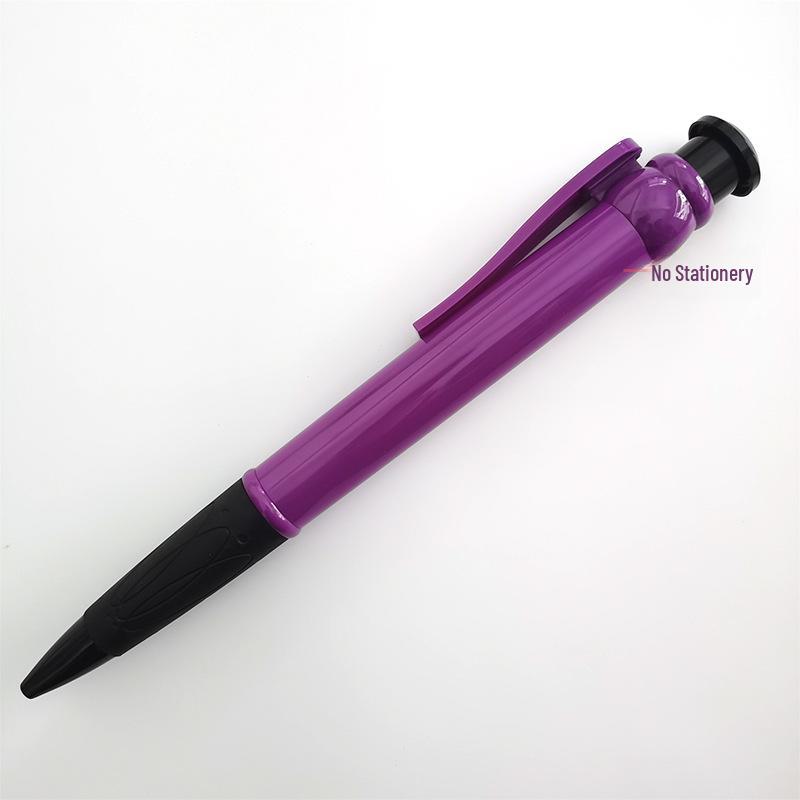 

Креативна кулькова ручка гігантського розміру цукеркового кольору - 28,5 см 1.0 Bullet Type Black Ink Refill