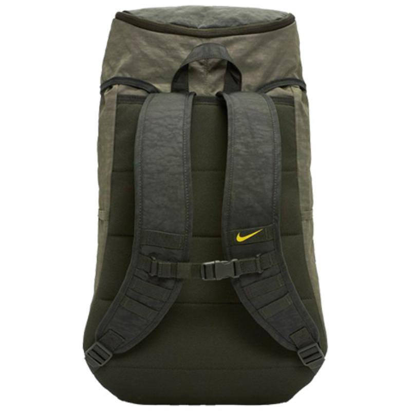 Nike Polyester Polyamide Backpack Regular Unisex Red Fir Green Casual CK1925-355