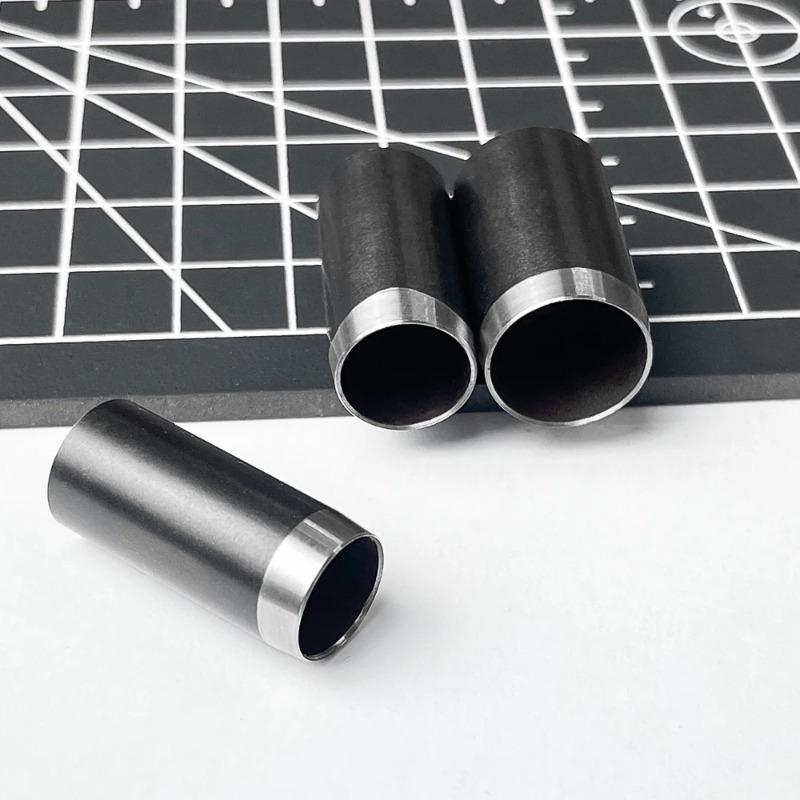 Leder Lochstanzeisen Rund, 15 Stück Einloch Hohlstanze 1-15 mm Hochkohlenstoffstahl Kreisschneider Werkzeugsatz Cu