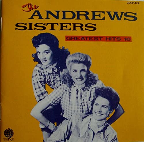 

CD ANDREWS SISTERS - 16 Greatest Hits 30CP172 Япония Поп Б/У