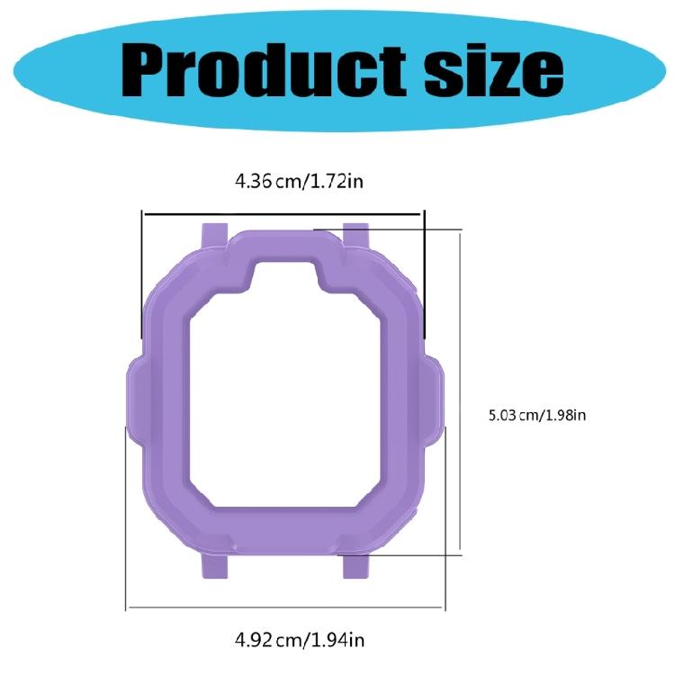 Scratchproof TPU Bumper Case Smartwatch Protector Kids Friendly Hollowed Design for TickTalk 5 Children's Watch