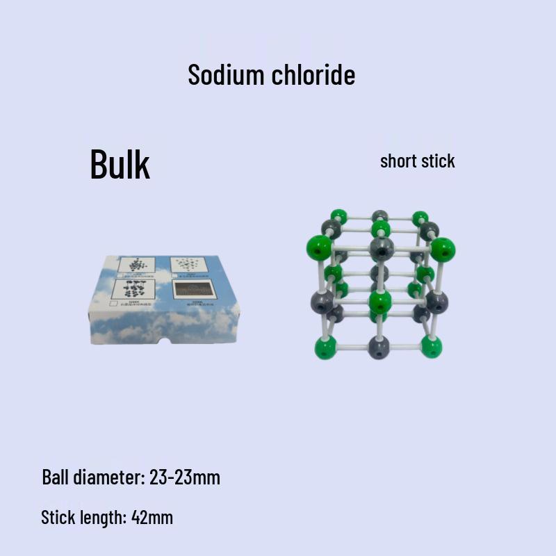 Sodium Chloride Model, 23mm Ball Diameter, Short Stick See details