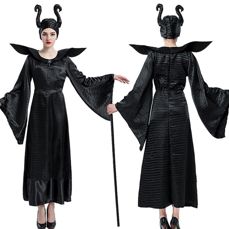 Dark Queen Witch Costume for Adults - Halloween Magic