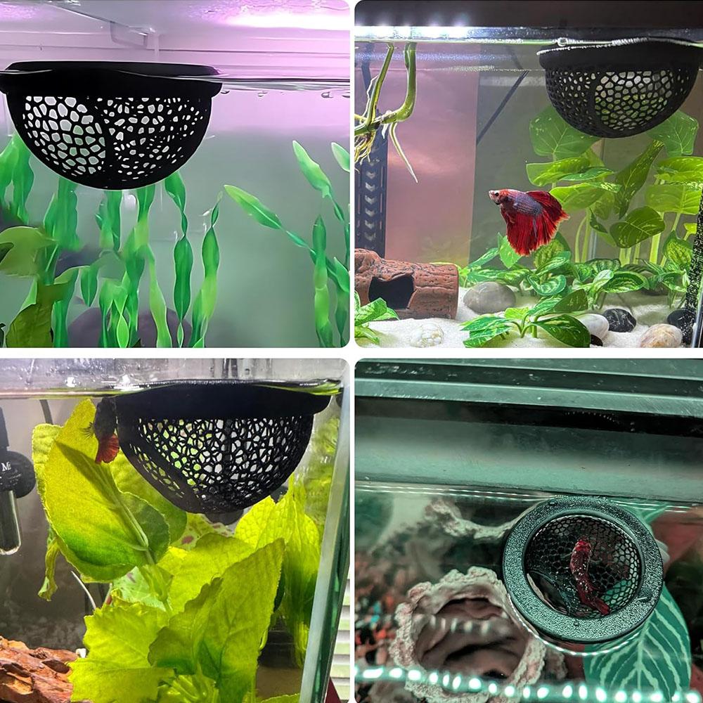 Floating Log Hideout for Betta Fish Tank Decorations Accessories