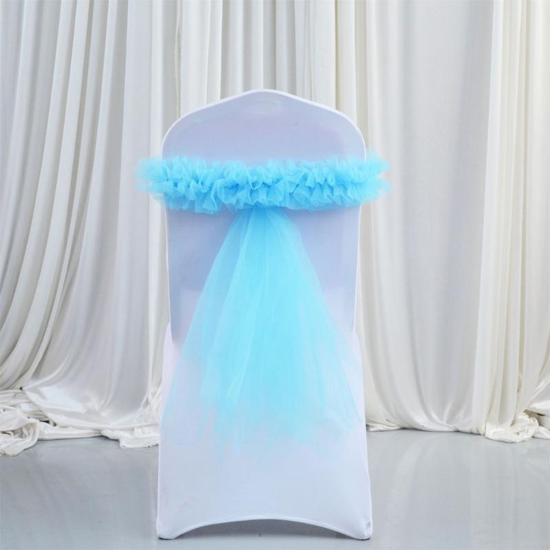 Chair Sash Chair Ribbon For Event Decoration Including Weddings Birthdays And Holiday Parties In Vibranted Color 1PC A0KF