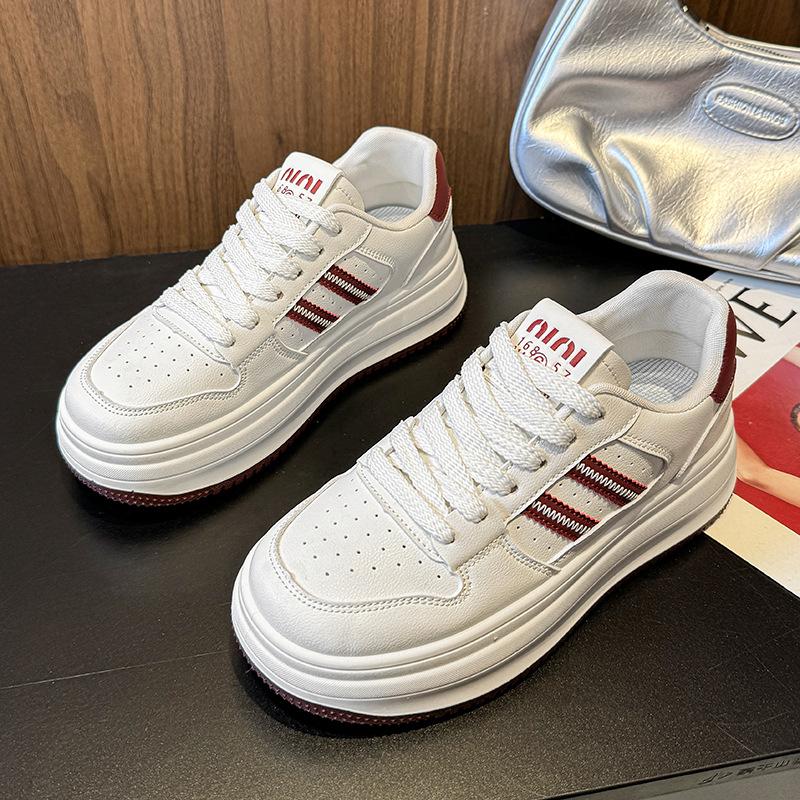 Casual Board Shoes Female Ins Students Heightening Platform Sports Shoes Spring New Fashion