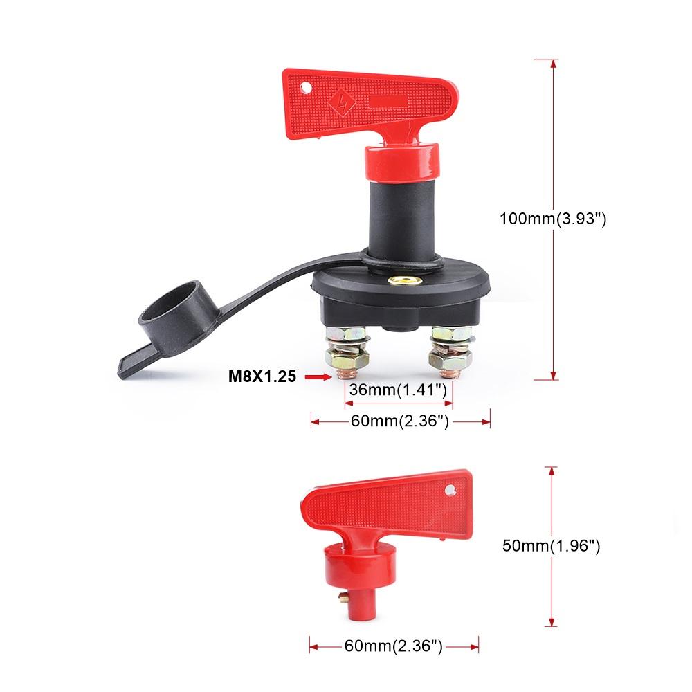 

200A 300A 600A Disconnect Switch for car 12V battery cutter battery isolator Switch 12v 2 and 4 Position Boat Battery 24V