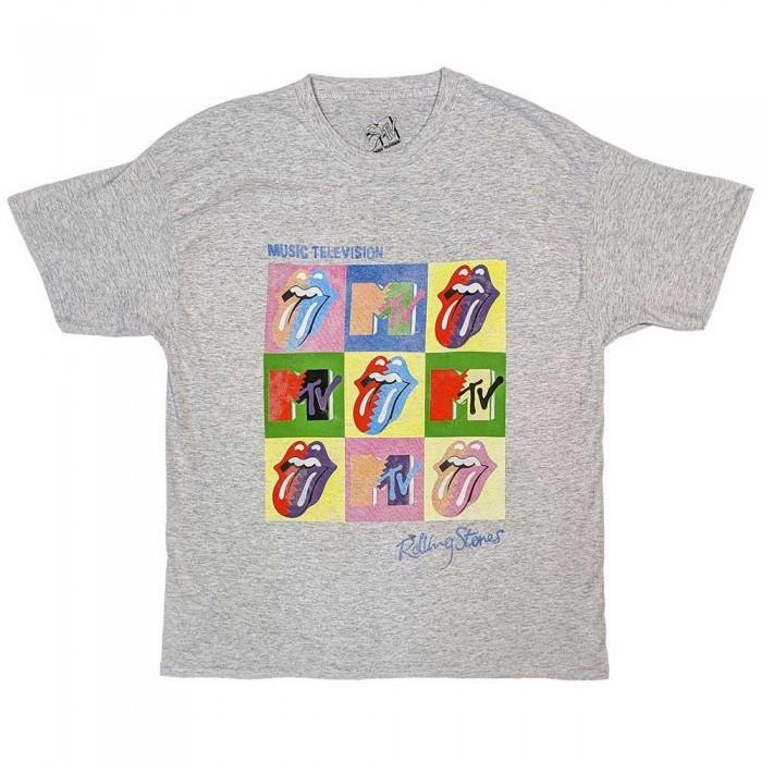 MTV Unisex Adult Warhol Squares The Rolling Stones T-Shirt