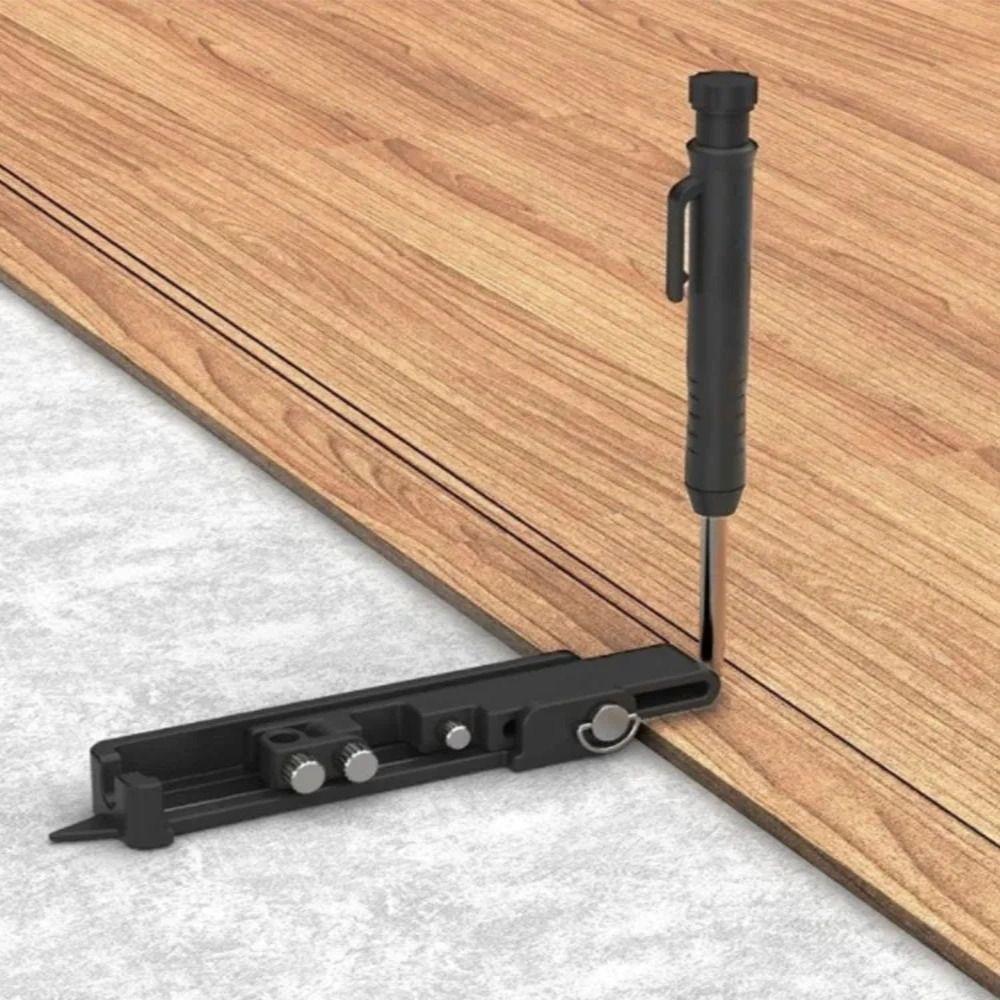 Deep Hole Pencil Scribing Tool Aluminum Zinc Zinc Alloy/ ABS Circular Planner Gauging Tool  DIY Applications