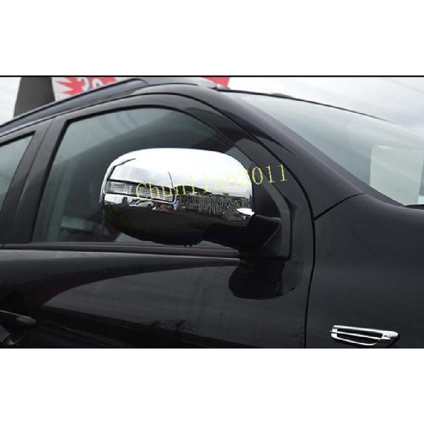 Chrome Side Mirror Cover Trim for 2013- Mitsubishi Outlander Hole Mirrors