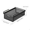 Hanging Pullout Drawer, Space Saving Wire Mesh Storage Basket Organizer for Bedroom, Kitchen
