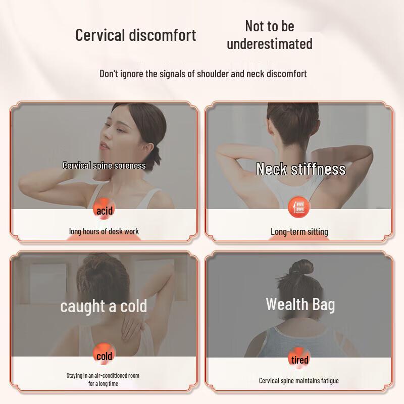 Aixiu Tang Shoulder & Neck Moxibustion Patch with Qiai Essential Oil