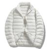 Herbst/Winter Herren Leichte Kurze Daunenjacke – Mit Kapuze und Warm