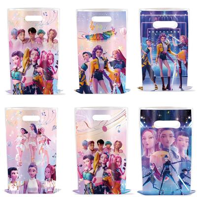 Kpop Demon Hunters Party Gift Bag, Huntrix Saga Goodie Gift Bags for Kids, Birthday Party, Pinata, School Gifts,