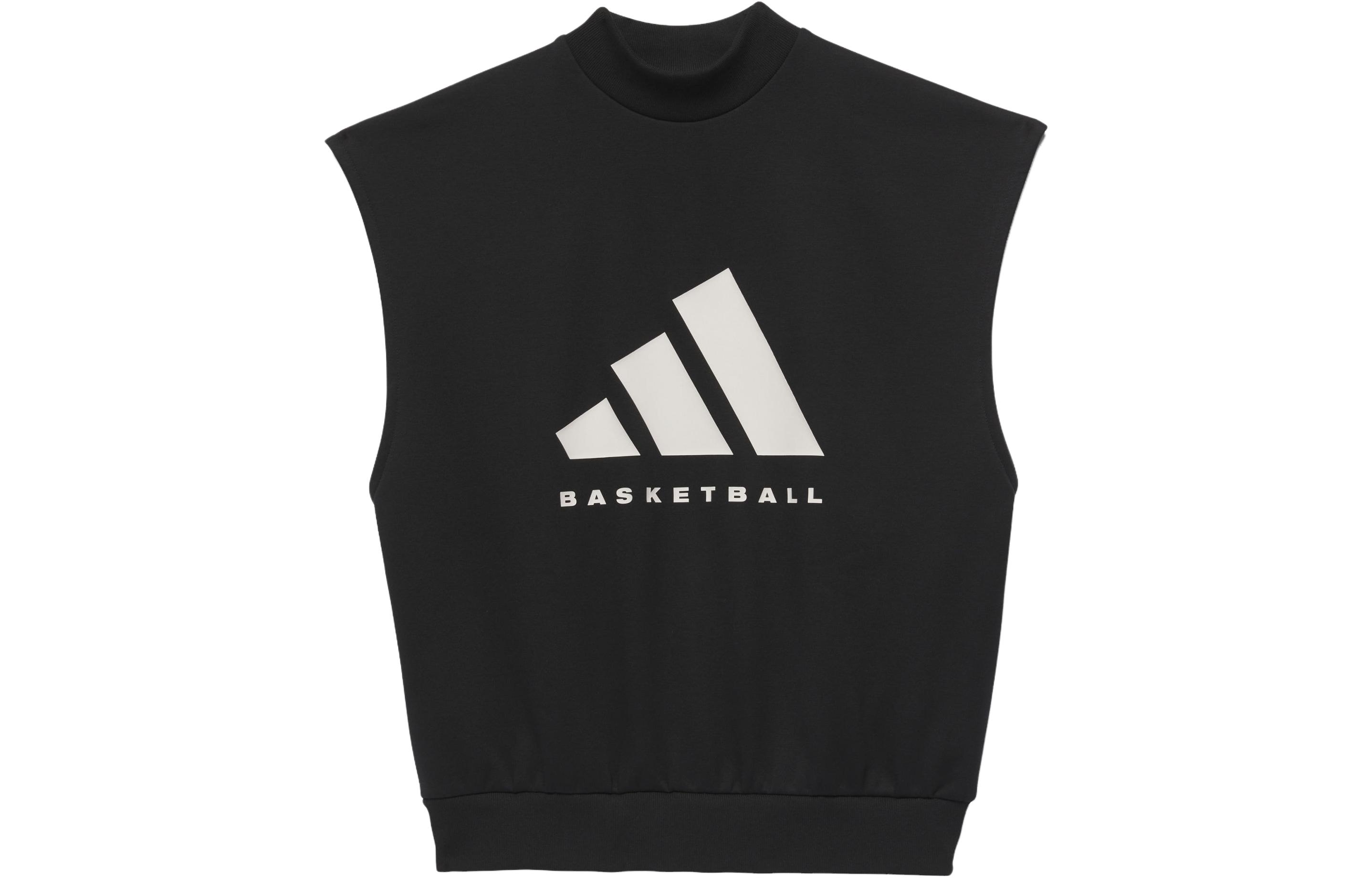 Adidas Chapter 03 Brand Logo Print Fleece Lined Sweatshirt Unisex Black IN4247 XXXL