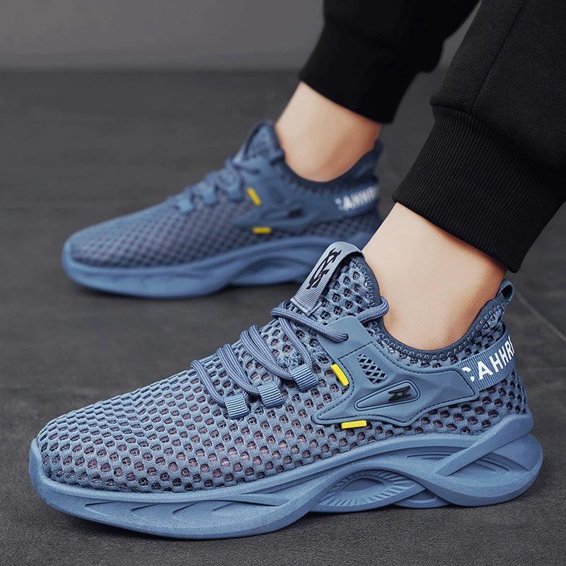 Men's Shoes Summer Fashion Breathable Lightweight Hole Shoes Youth Outdoor Thick Soles Will Make Sports Shoes