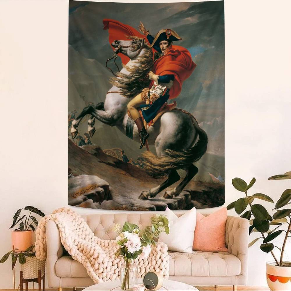Napoleon Bonaparte Art Anime Tapestry Hanging Tarot Hippie Wall Rugs Dorm Home Decor