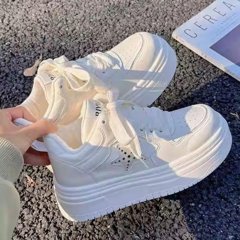 Maillard Autumn and Winter Board Shoes Women's High Street New Versatile Niche Thick-soled Height-increasing Versatile Shoes