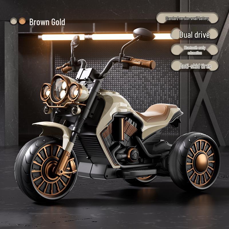 Children's Electric Ride-On Motorcycle Tricycle – Remote-Control, Self-Driving Toy for Boys & Girls