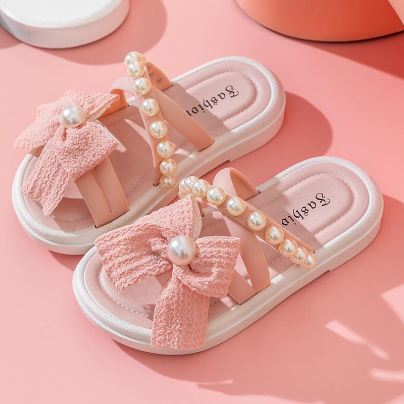 

Очаровательные летние детские нескользящие тапочки с мягкой подошвой для дома – Идеально для отпуска на море и ношения малышами! Size 34-35 (Fits 20cm foot)