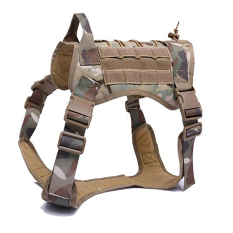 Military-Grade Tactical Dog Collar for Medium & Large Dogs - Durable Nylon for Training
