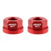 2pcs High Strength Rear Axle Screw Aluminum Zinc Zinc Alloy Bike Accessories Bicycle Hub Nut  Cycling