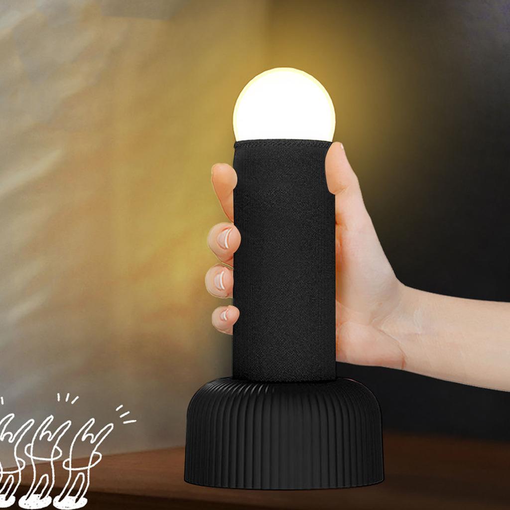 LED Night Light Rechargeable Innovative Stable Base Handheld Warm Night Light for Bedroom