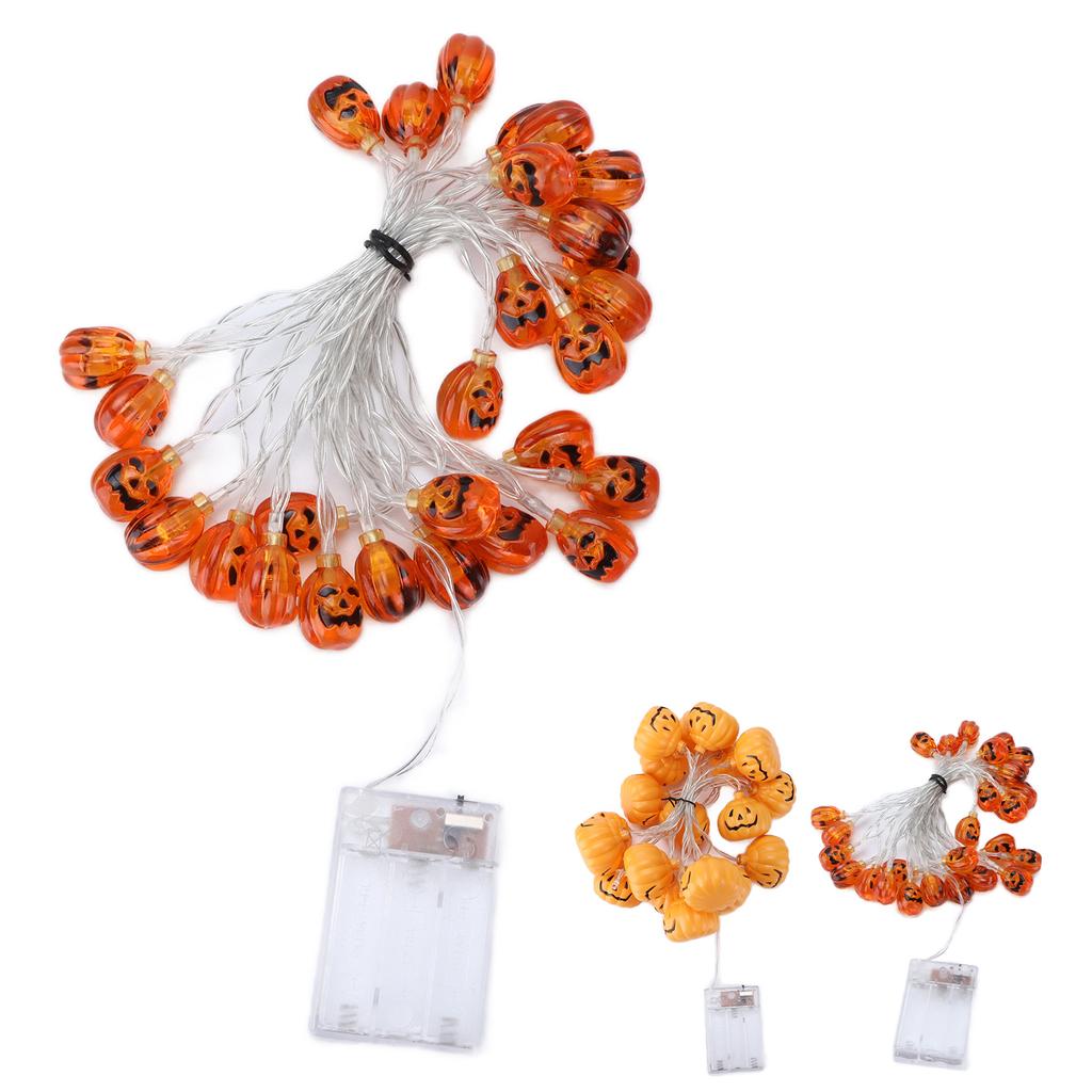 Pumpkin Lights String Halloween LED Decoration Holiday Decorative Lantern for Indoor Indoor
