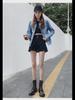 2021 Summer High-Waist A-Line Wide-Leg Denim Shorts for Women