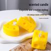 Handmade Scented Cheese Candle – Aromatherapy Home Decor and Birthday Ornament Gift