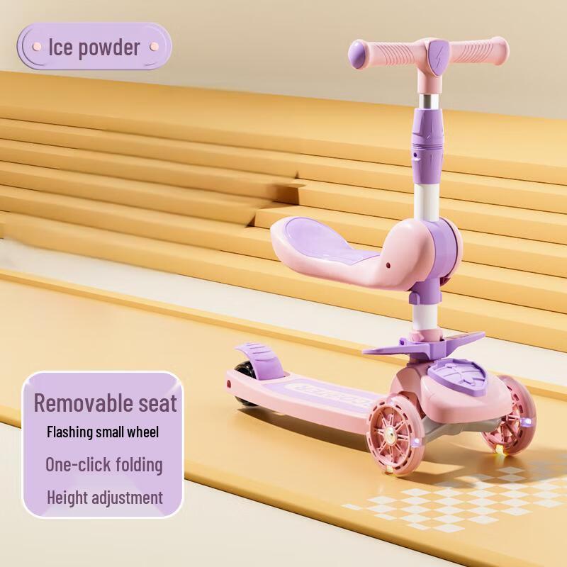 WEZHO 3-in-1 Kids Scooter with Adjustable Seat