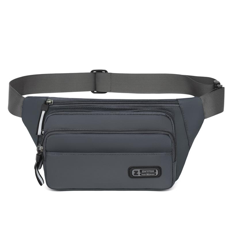 Borsa da Petto da Uomo in Nylon per Esterno - Marsupio Durevole ad Alta Capacità per Sport e Viaggi (Portafoglio per telefono resistente all'acqua)
